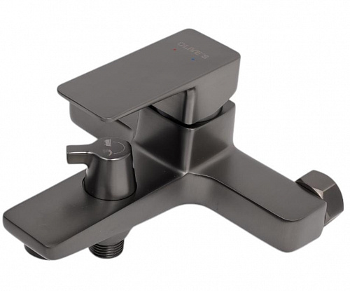 Смеситель для ванны OLIVE'S NAVARRA 25201NRGM оружейная сталь, латунь, уп. (8 шт)