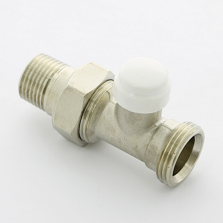 Вентиль обратный UNI-FITT 1/2&quot; х 3/4&quot; НН ЕК с разъёмным соединением, никелированный