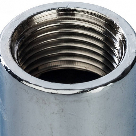 Удлинитель резьбовой латунный STOUT хром 1/2&quot;x65мм ВН