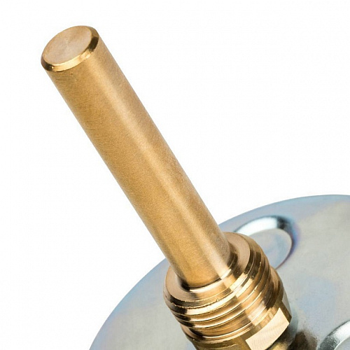 Термометр биметаллический погружной STOUT Ø80-1/2&amp;quot;, гильза 75 мм, +120°C