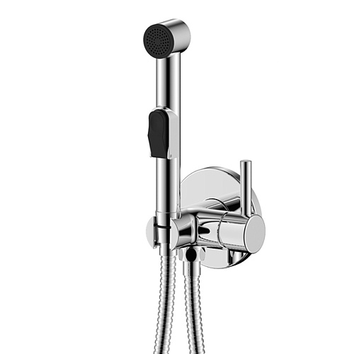 Смеситель встраиваемый с гигиенической лейкой OLIVE'S BALEAR 13131BL хром, латунь, уп. (10 шт)