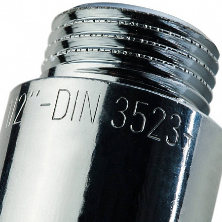 Удлинитель резьбовой латунный STOUT хром 1/2&quot;x30мм ВН