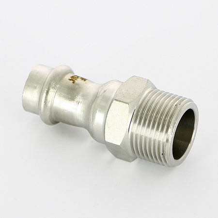 НП Муфта резьбовая пресс из нержавейки UNI-FITT фитинг Ø15x3/4&quot; Н