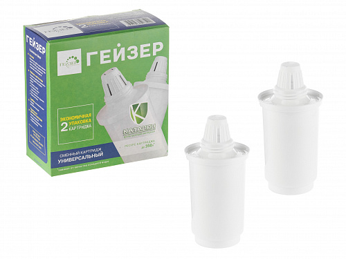 Набор сменных картриджей ГЕЙЗЕР 501 экономная покупка, набор из двух картриджей