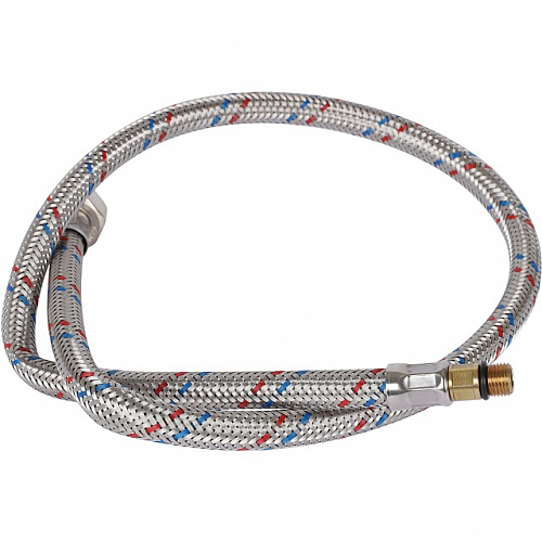 Гибкая подводка для смесителей STOUT нерж.сталь М10*18-1/2&amp;quot;-80 см, пара