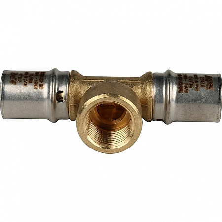 МП Тройник резьбовой пресс для металлопласта STOUT Ø20х1/2&quot;х20 В