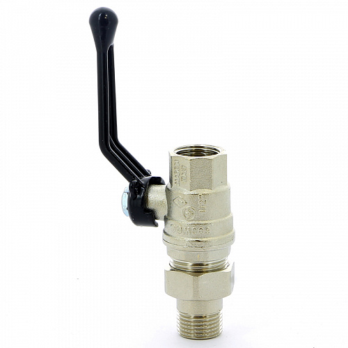 Кран шаровой с американкой BUGATTI OREGON 320 рукоятка алюминиевая 1/2&amp;quot; полнопроходной
