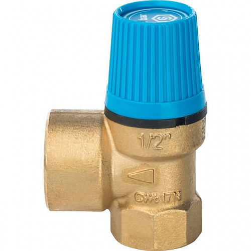 Клапан предохранительный для систем водоснабжения STOUT 1/2&amp;quot; (6 бар)