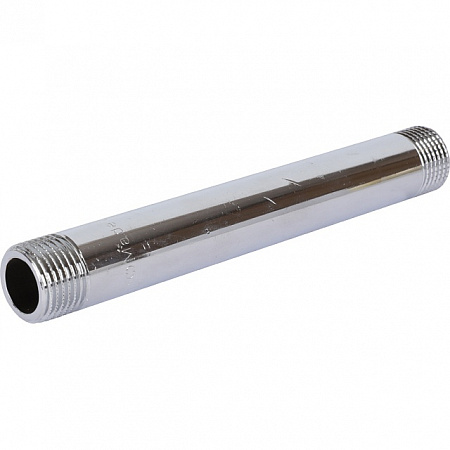 Бочонок резьбовой латунный STOUT хром 1/2&quot;x150мм
