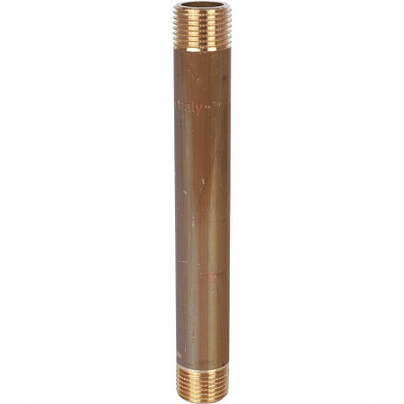 Бочонок резьбовой латунный STOUT без покрытия 1/2&quot;x150мм