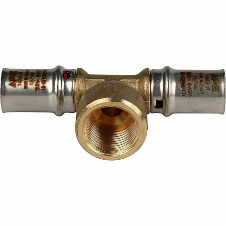 МП Тройник резьбовой пресс для металлопласта STOUT Ø16х1/2&quot;х16 В