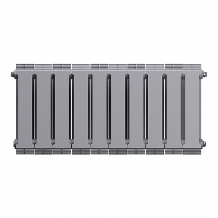 Радиатор биметаллический ROYAL THERMO PIANOFORTE SILVER SATIN 300x10 секций, серый (НС-1346073)