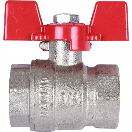 Кран шаровой ROMMER бабочка 3/4&quot; ВН