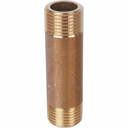 Бочонок резьбовой латунный STOUT без покрытия 1/2&quot;x70мм