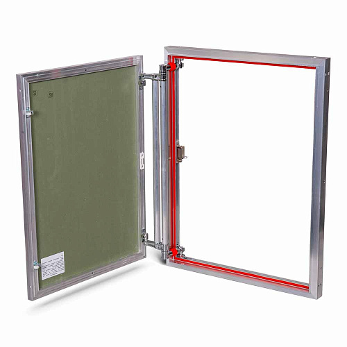 Люк под плитку АЛЮМИНИЕВЫЙ (НАЖИМНОЙ) ПРАКТИКА ETP 60x80