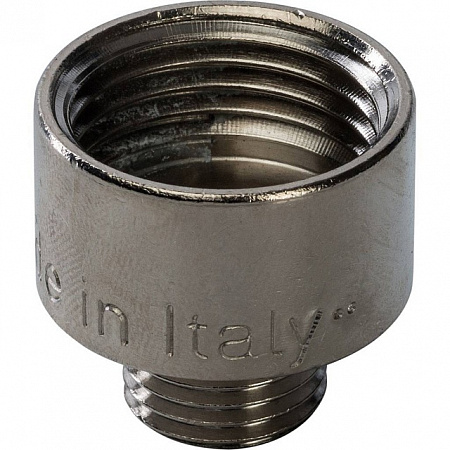 Муфта переходная резьбовая латунная STOUT никель 1/2&quot;X1/4&quot; ВН