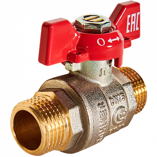 Кран шаровой ROMMER бабочка 1/2&amp;quot; НН (RBV-0007-2410215)