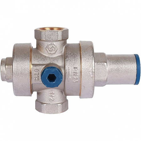 Редуктор давления STOUT 1/2&quot; вн/вн PN25 с выходом под манометр