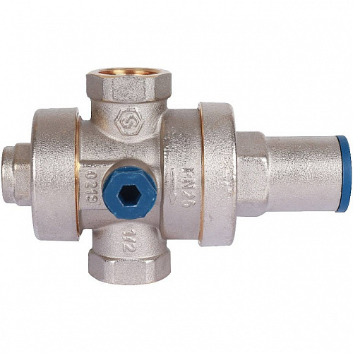 Редуктор давления STOUT 1/2&amp;quot; вн/вн PN25 с выходом под манометр