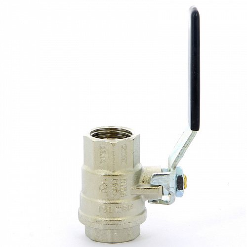 Кран шаровой BUGATTI OREGON 301 рукоятка стальная 1/2&amp;quot; ВВ, полнопроходной