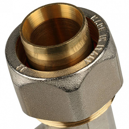 МЦ Тройник переходной цанга для металлопласта STOUT Ø32х26х32