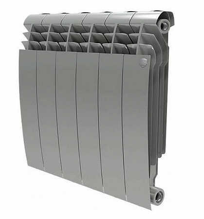 Радиатор биметаллический ROYAL THERMO BILINER SILVER SATIN VR 350x6 секций (НС-1196739)