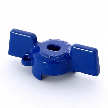 Ручка бабочка для крана UNI-FITT 1/2&quot; синяя
