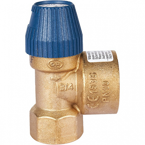 Клапан предохранительный для систем водоснабжения STOUT 1&amp;quot;x3/4&amp;quot; (8 бар)