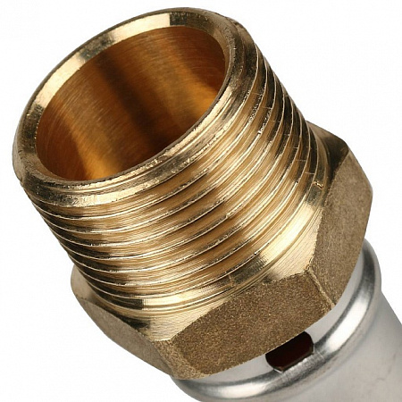 МП Муфта резьбовая пресс для металлопласта STOUT Ø20х3/4&quot; Н