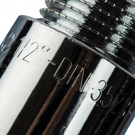 Удлинитель резьбовой латунный STOUT хром 1/2&quot;x55мм ВН