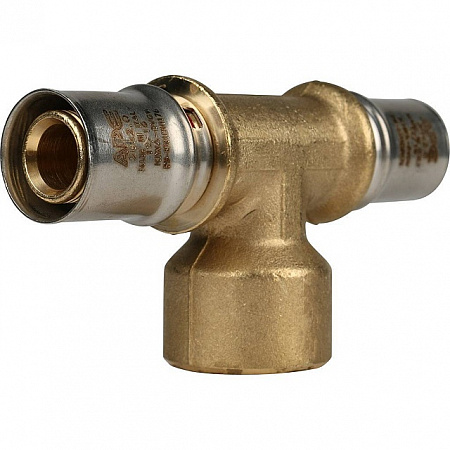 МП Тройник резьбовой пресс для металлопласта STOUT Ø20х3/4&quot;х20 В