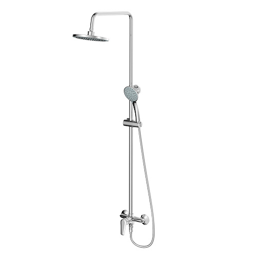 Смеситель для душа с верхним душем OLIVE'S EVORA 33291EV хром, латунь, упак (5 шт)