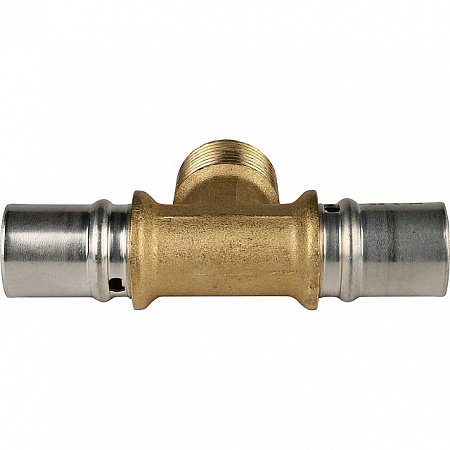 МП Тройник резьбовой пресс для металлопласта STOUT Ø20х3/4&quot;х20 Н