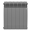 Радиатор биметаллический ROYAL THERMO BILINER SILVER SATIN 500x6 секций, серый (НС-1176318)