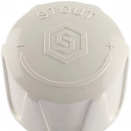 Клапан терморегулирующий прямой STOUT ручной 3/4&quot;