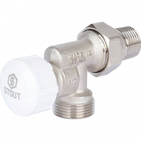 Клапан термостатический осевой STOUT 1/2&quot;х3/4&quot;ЕК