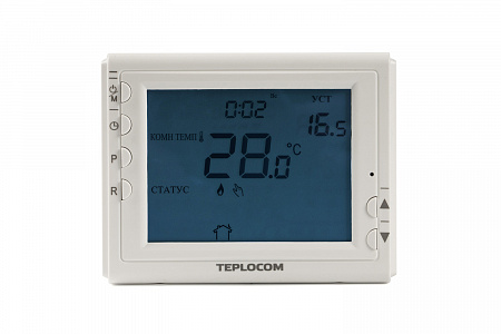 Термостат комнатный TEPLOCOM TS-Prog-2AA/8A БАСТИОН