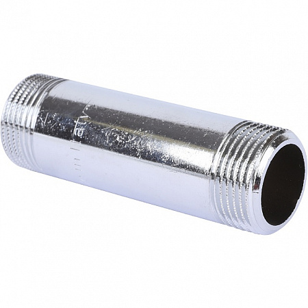 Бочонок резьбовой латунный STOUT хром 3/4&quot;x80мм