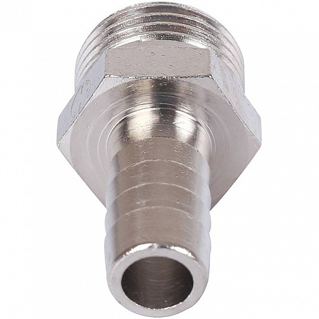 Штуцер резьбовой латунный STOUT никель 1/2&quot;x12мм Н