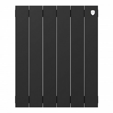 Радиатор биметаллический ROYAL THERMO PIANOFORTE NOIR SABLE NEW 500x6 секций, черный (НС-1176332)