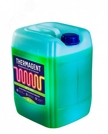 Теплоноситель для отопления THERMAGENT ЭКО (зеленый) пропиленгликоль -20°С, 20 кг