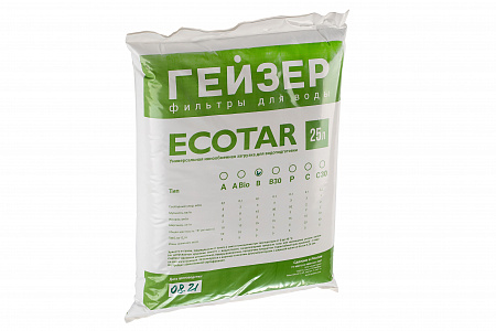 Фильтрующая загрузка умягчения воды ГЕЙЗЕР ЭКОТАР - B (25л)