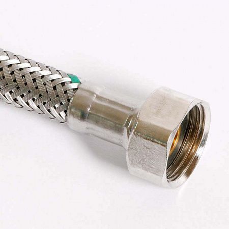 Гибкая подводка для смесителя UNI-FITT М10х1 - 1/2&quot;, 80 см, DN 8, оплётка из нерж. стали