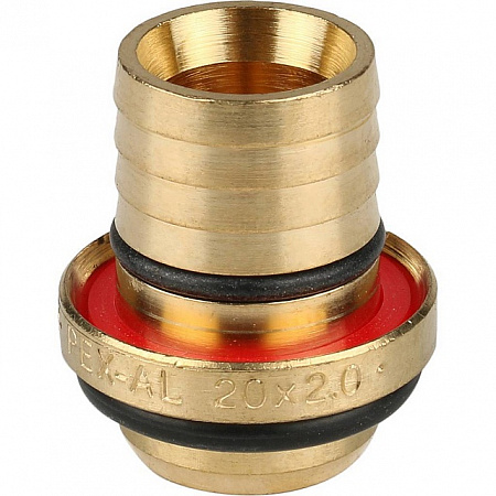МЦ Тройник равнопроходный цанга для металлопласта STOUT Ø20х20х20