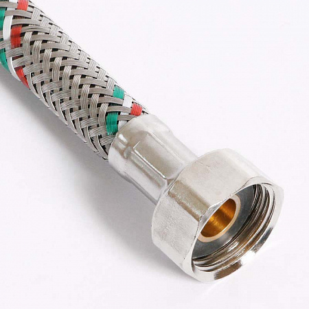 Гибкая подводка для смесителя UNI-FITT М10х1 - 1/2&quot;, 60 см, DN 8, оплётка из нерж. стали