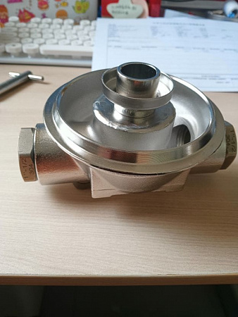 Корпус-колба фильтра из нержавейки ESSAN CONFIDENT горячая и холодная вода 10SL, 1/2&quot; В (8)
