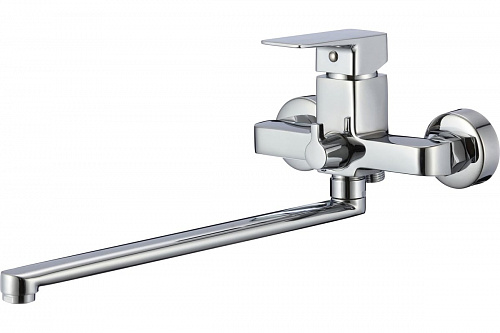 Смеситель для ванны с длинным изливом OLIVE'S NAVARRA 25221NR хром, латунь, уп. (8 шт)