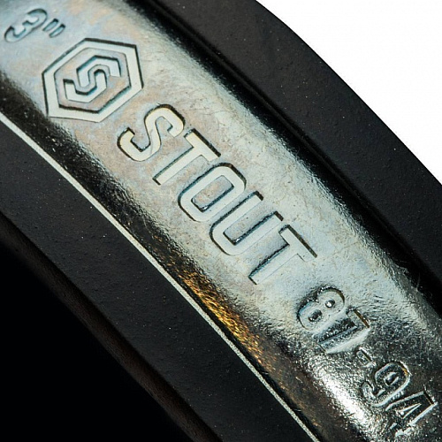 Хомут крепежный со шпилькой М8*80 STOUT Ду80 (87-92) - 3&amp;quot;