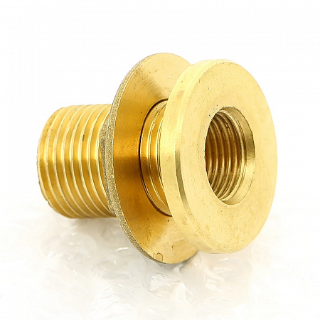 Выпуск резервуарный UNI-FITT Н 1/2&quot; с контргайкой, фланец без заглушки