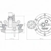 Оголовок для скважины наружный ДЖИЛЕКС ОСПБ 90-110/32 пластик